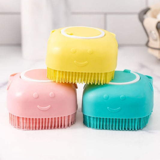 Silicone Soap Dispensing Pet Brush